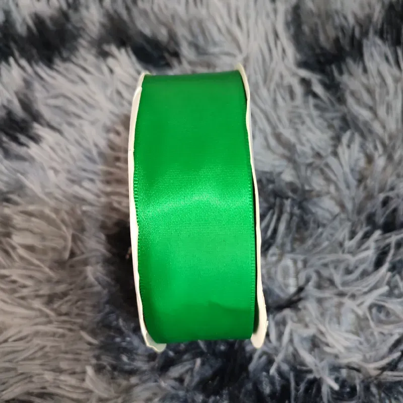 Cinta satín 4cm verde