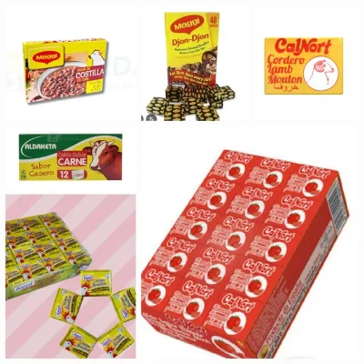 Cuadritos de varios tipos . Sazones