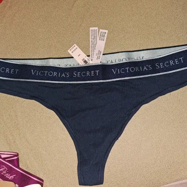 Victoria's Secret Shine Patch Tanga Algodón Panty