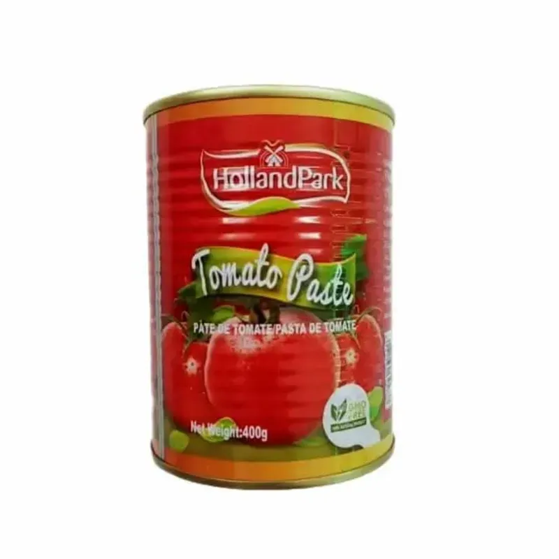 2 latas de pasta de tomate × 3 USD