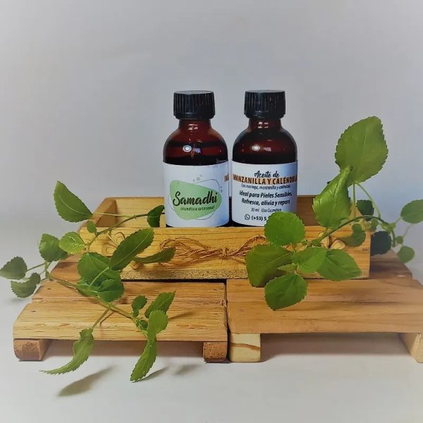 Aceite de Manzanilla y Caléndula