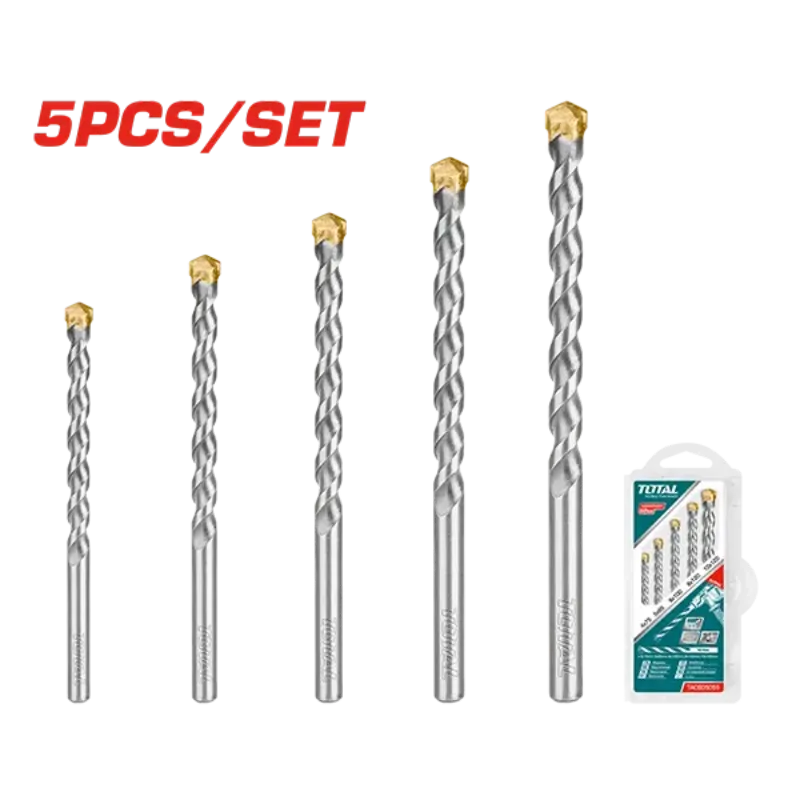 Juego de 5 brocas para mampostería