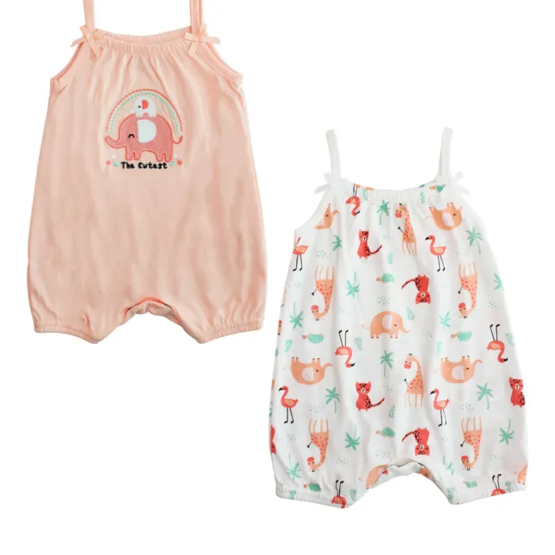 Set de Enterizos para Bebé Temática Animales (Hembra)