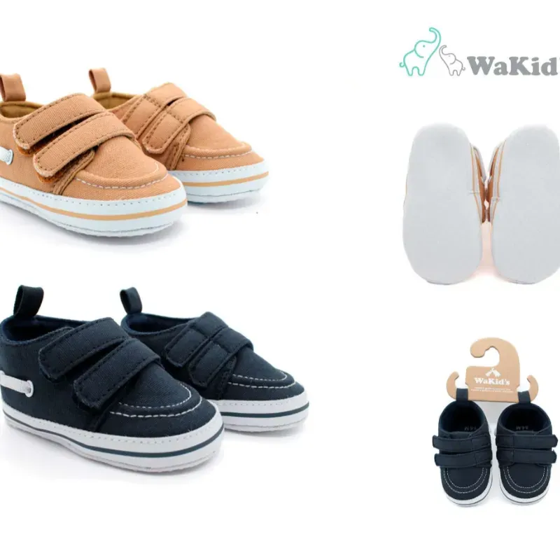 Set de Zapaticos Infantiles de Peguetas Negro/Marrón