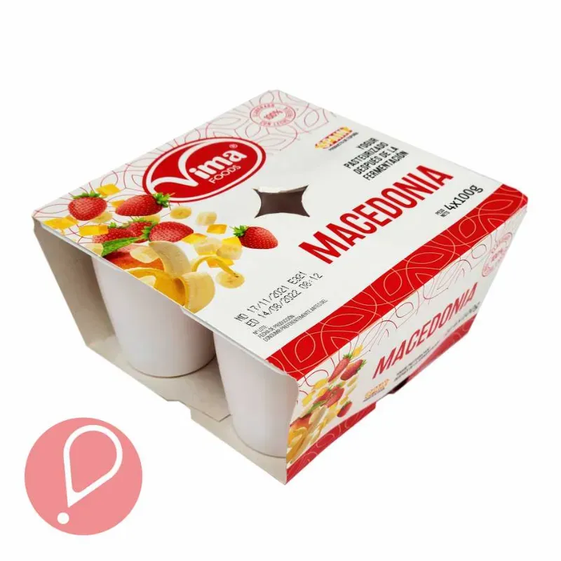 Yogurt Vima Macedonia – Pack 4x100g  - 
