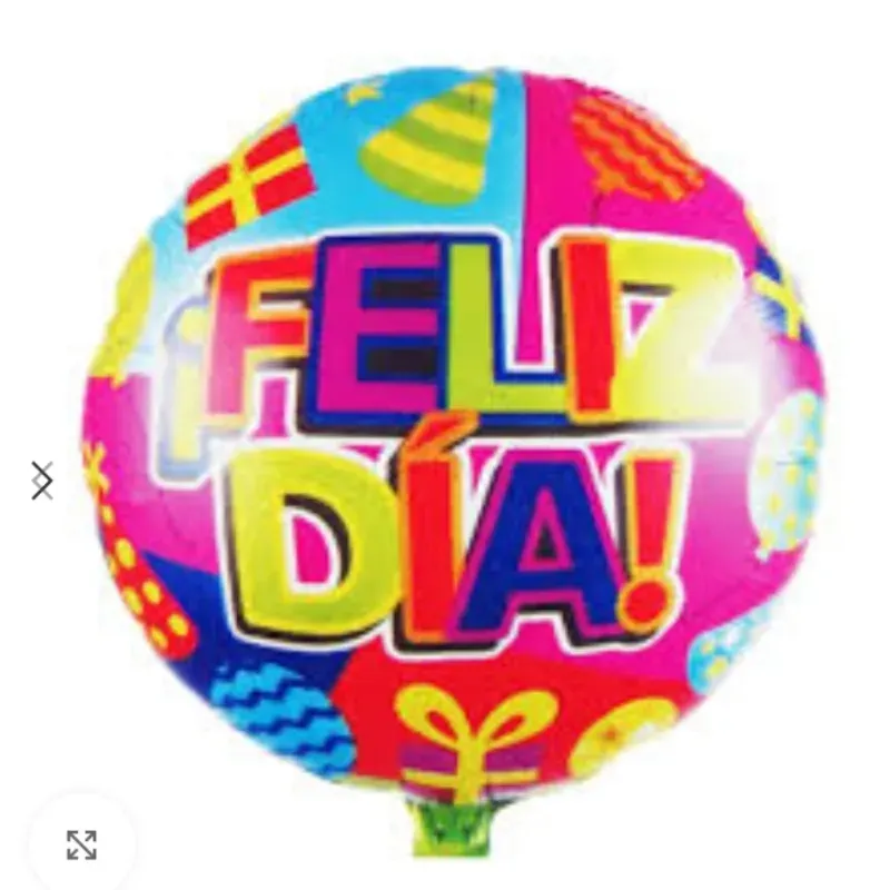 Globo Feliz Dia 10" regalos