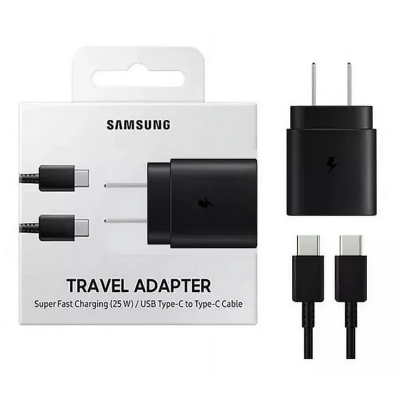 Cargador y Cable Samsung 25W Tipo C a Tipo C