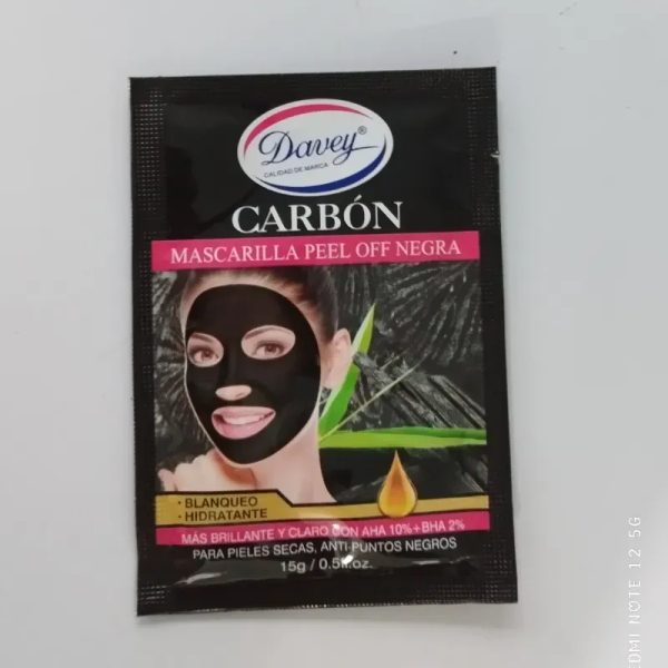Mascarilla de carbón 15 g