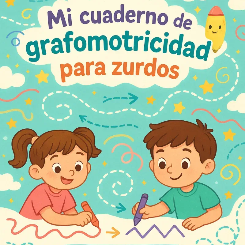 Cuaderno de Grafomotricidad para Zurdos