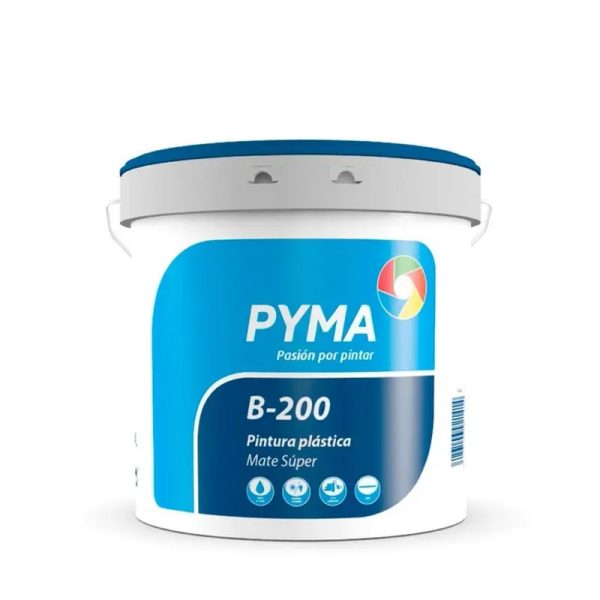 PYMA B-200 Pintura acrílica PAREDES Y TECHOS 15L BLANCO