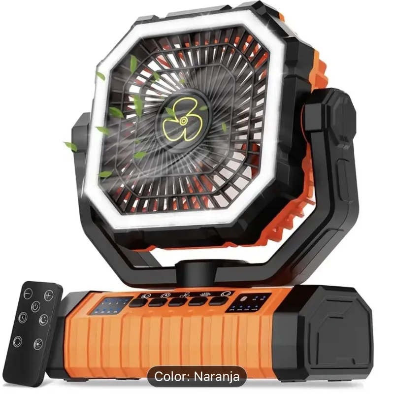 Ventilador recargable