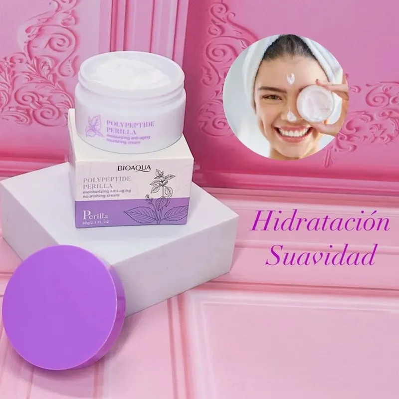 Crema Facial Bioaqua Anti Edad Polipeptidos
