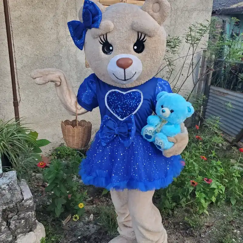 Osita amor traje azul