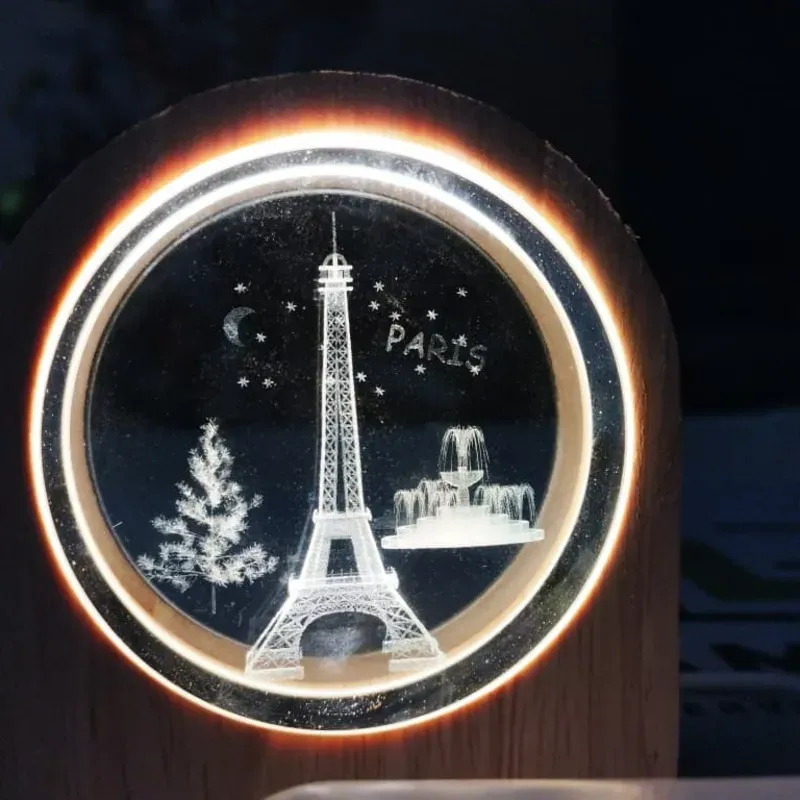 Lámparas decorativas LED 3D (Pequeña)