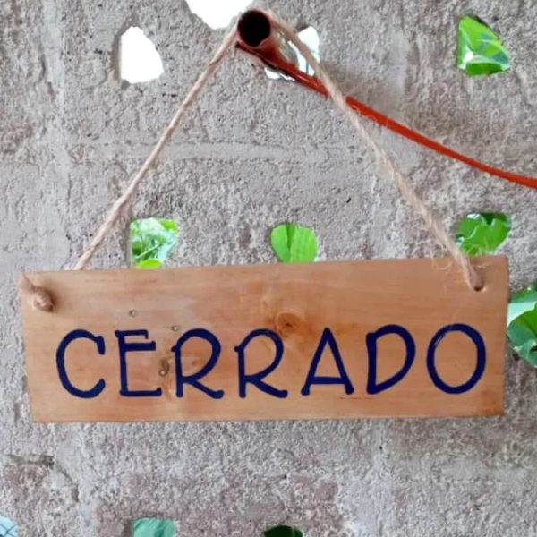 Cartel a doble cara