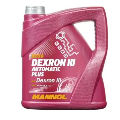 Aceite de Transmisión automática Dexron III (AUTOMATIC PLUS) MANNOL  4L  .