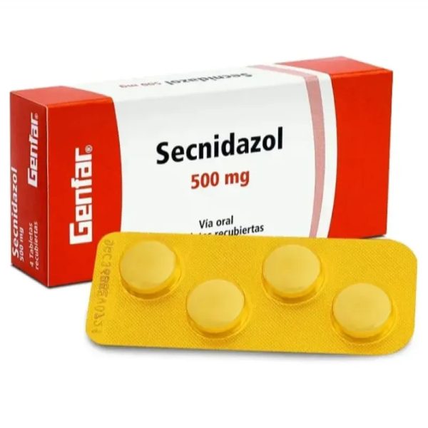  Secnidazol (4 tabs de 500 mg)