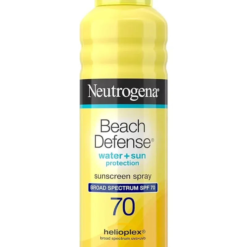 Beach defense Neutrogena Spf 70 spray 6.5 oz