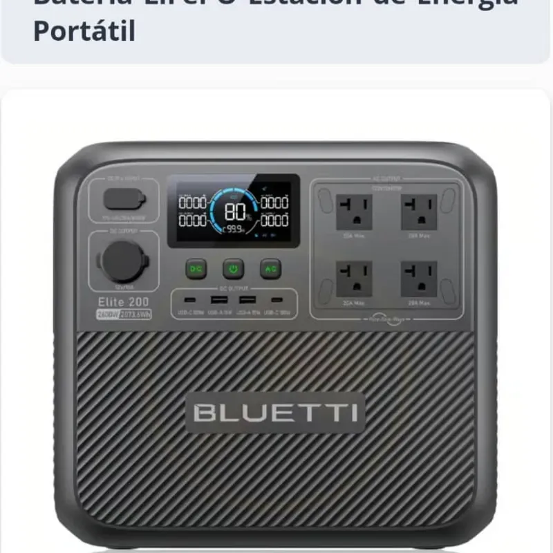 ⚡ BLUETTI ELITE 200 V2 – Potencia profesional y duradera ⚡
