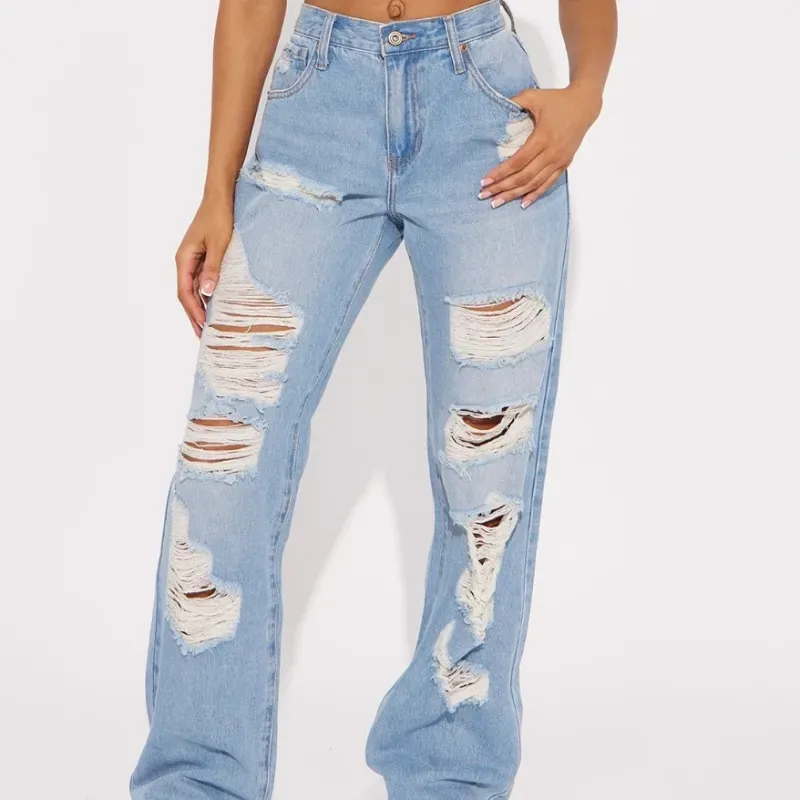  FashionNova Jeans — Azul Lavado Claro