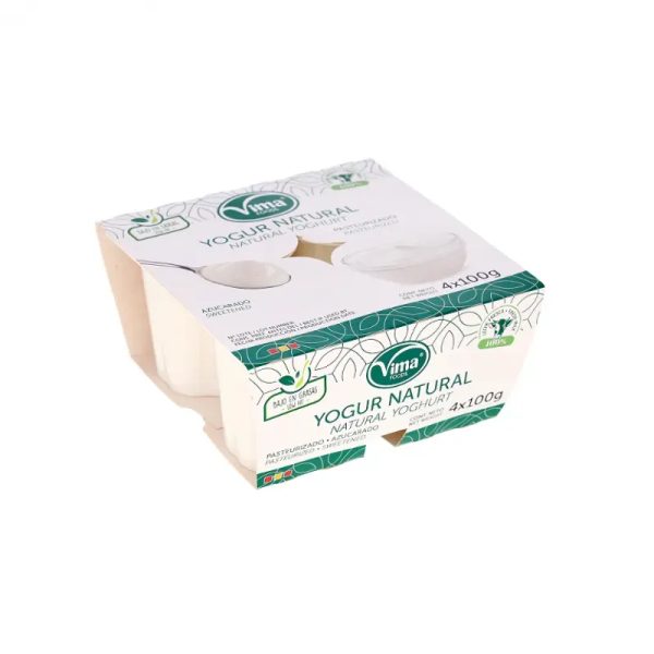  Yogurt Vima Natural Azucarado – Pack 4x100g  -