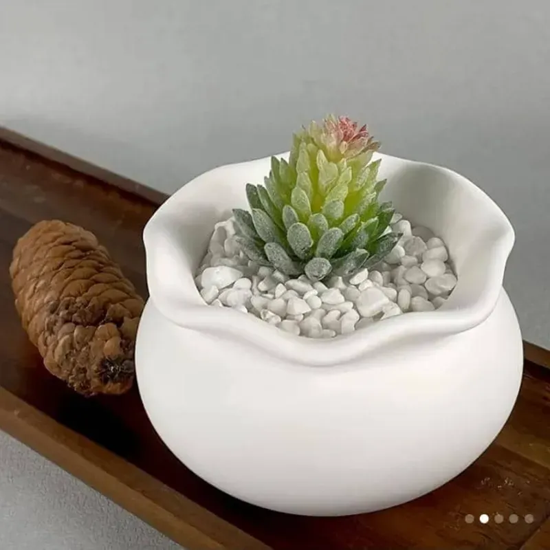 Maceta redonda grande