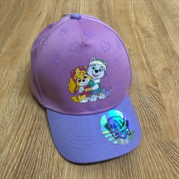 Gorra de Paw Patrol color violeta