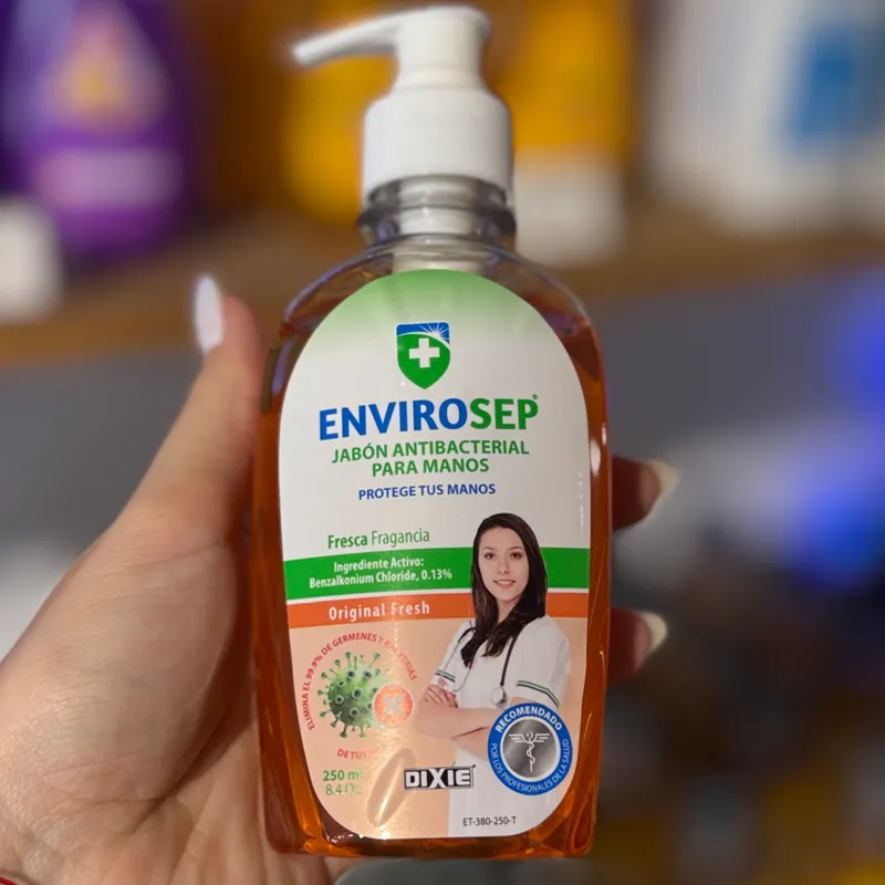 Jabón para manos antibacterial