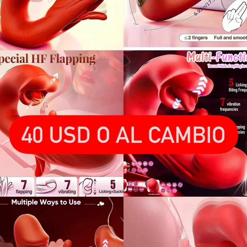 Vibrador con Labios. 