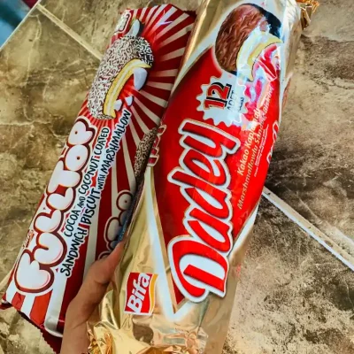 Galletas extra-grandes rellas 