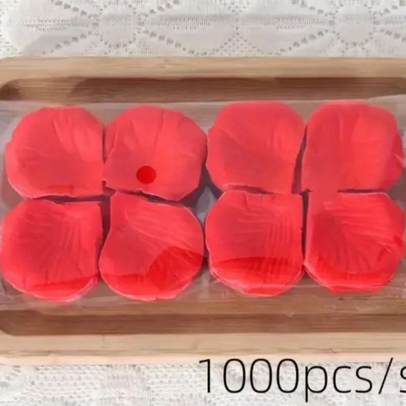 Petalos de rosa artificiales