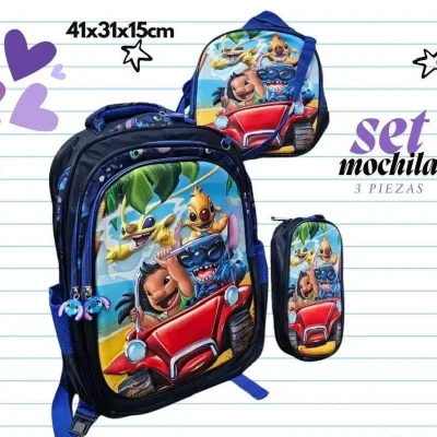 Set de 3 piezas mochilas
