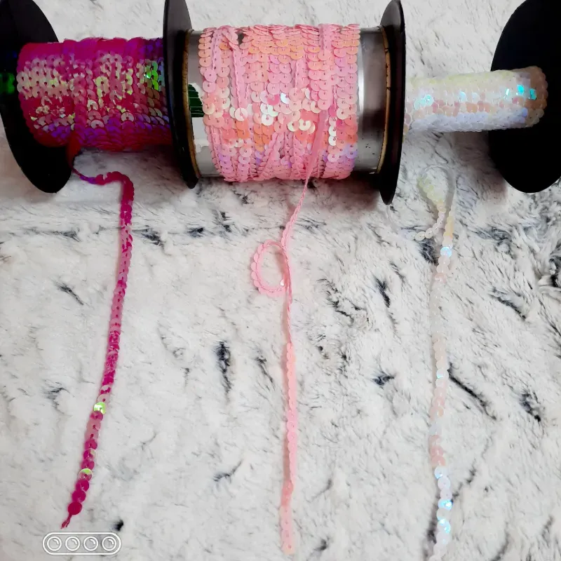 Tiras de lentejuelas...