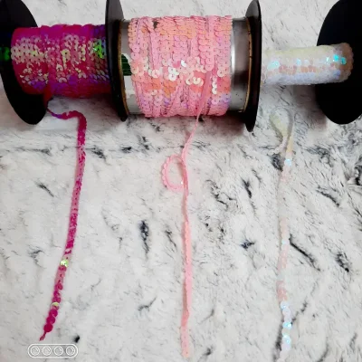 Tiras de lentejuelas...