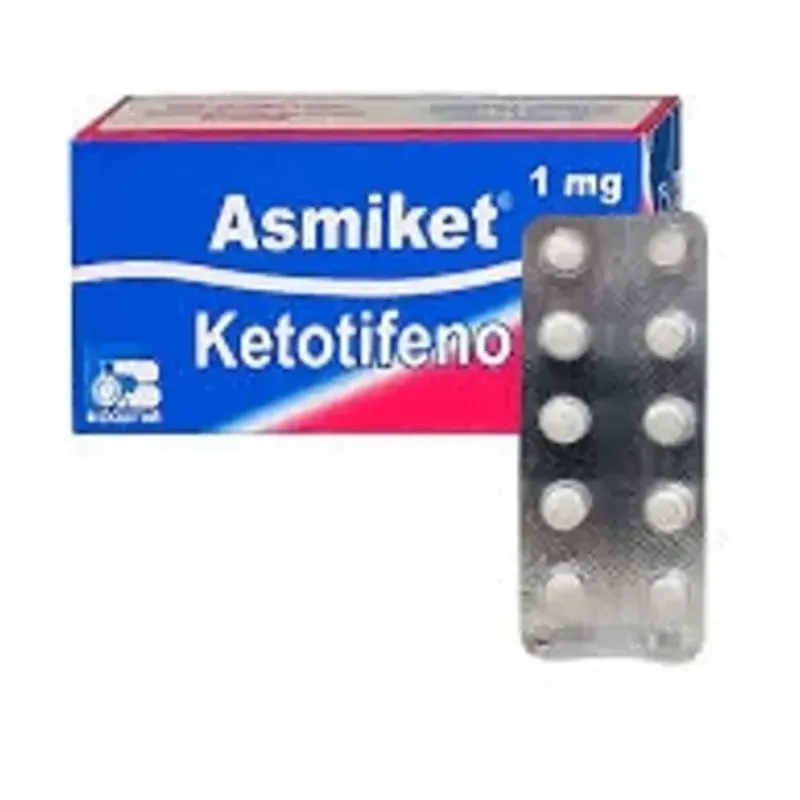  Ketotifeno (10 tab de 1 mg)