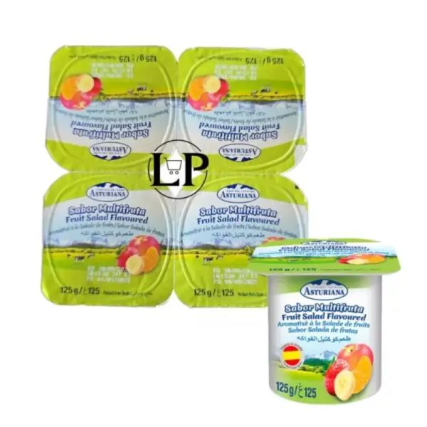 Pack de 4 yogurts de Multifruta «Asturiana»