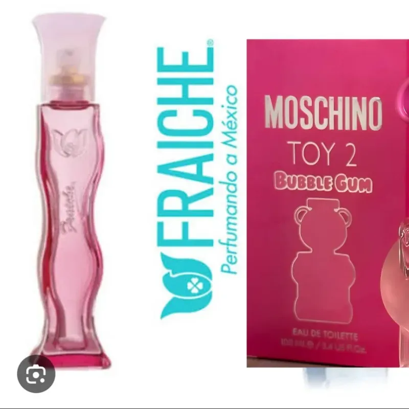 Perfume Fraiche Moschino buble gun de mujer
