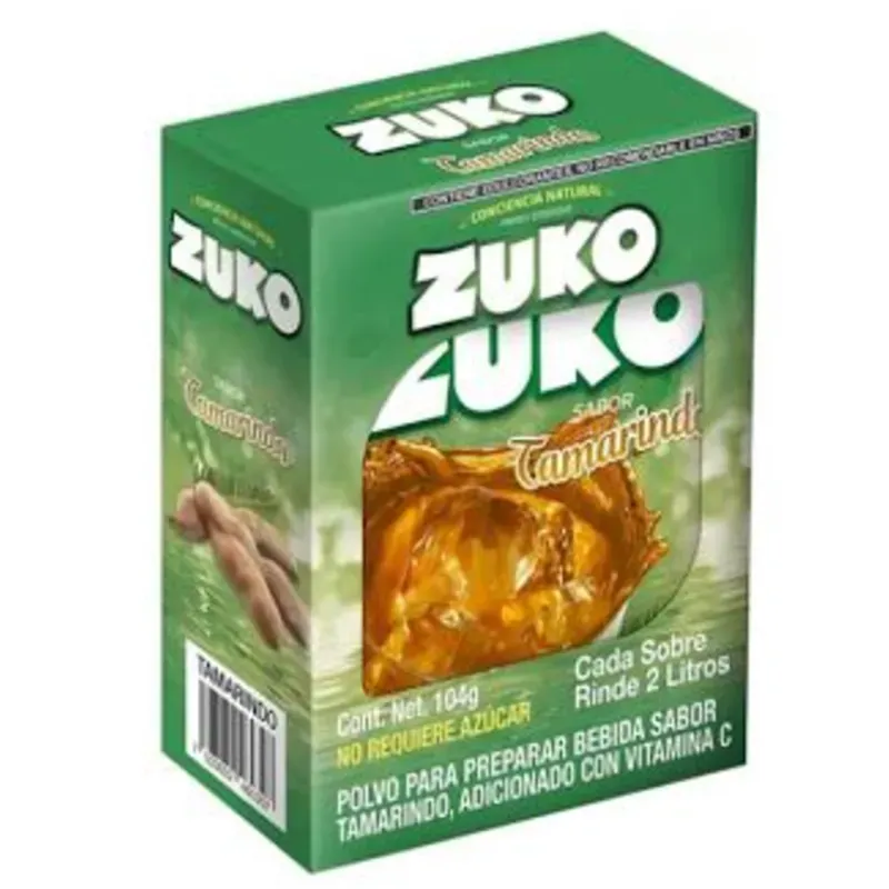 Caja de Refresco Zuko de Tamarindo (8 unidades)
