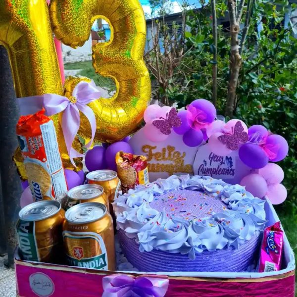 Caja con dulce