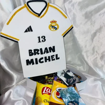 Caja de futbol personalizada