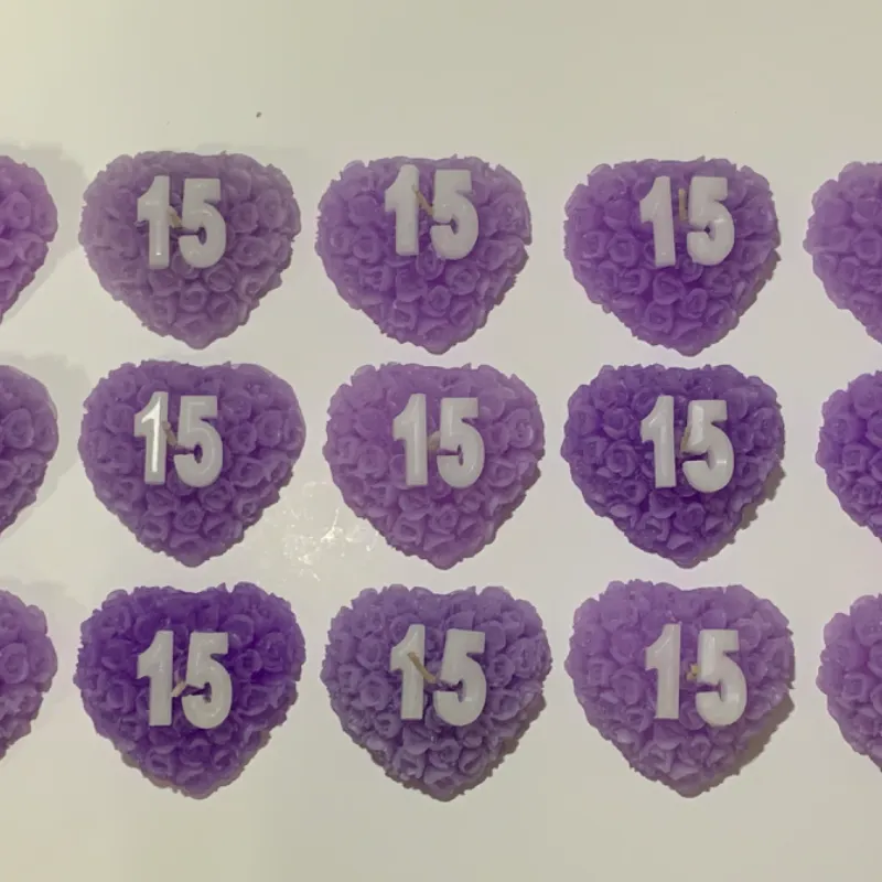 Corazon de flores personalizado