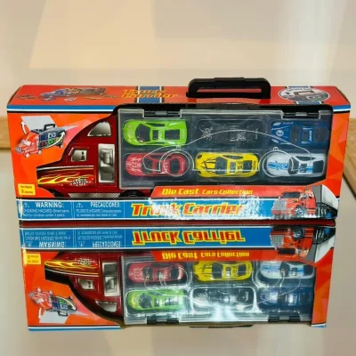 Rastra con  6 carritos