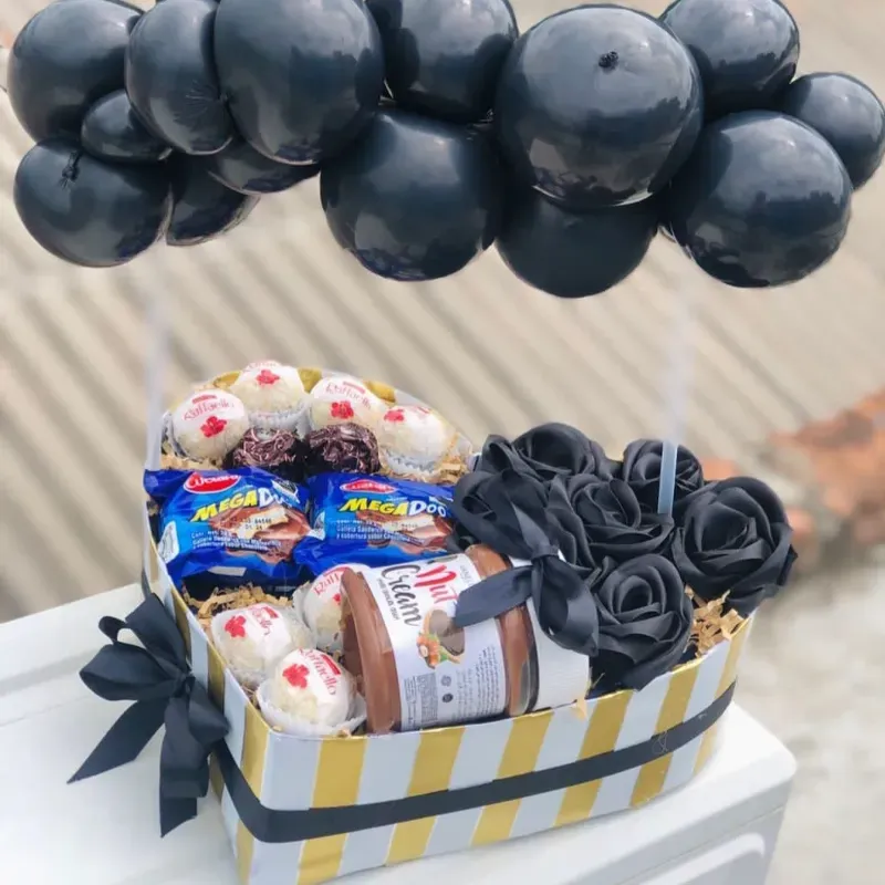 Corazón y chocolates