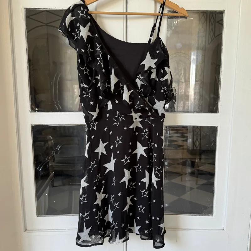 Vestido corto de estrellas