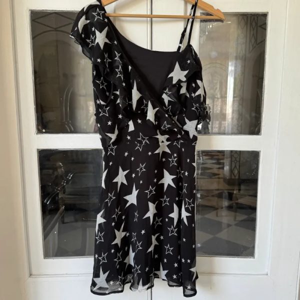 Vestido corto de estrellas