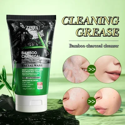 Limpiador Facial de Carbón Bambú