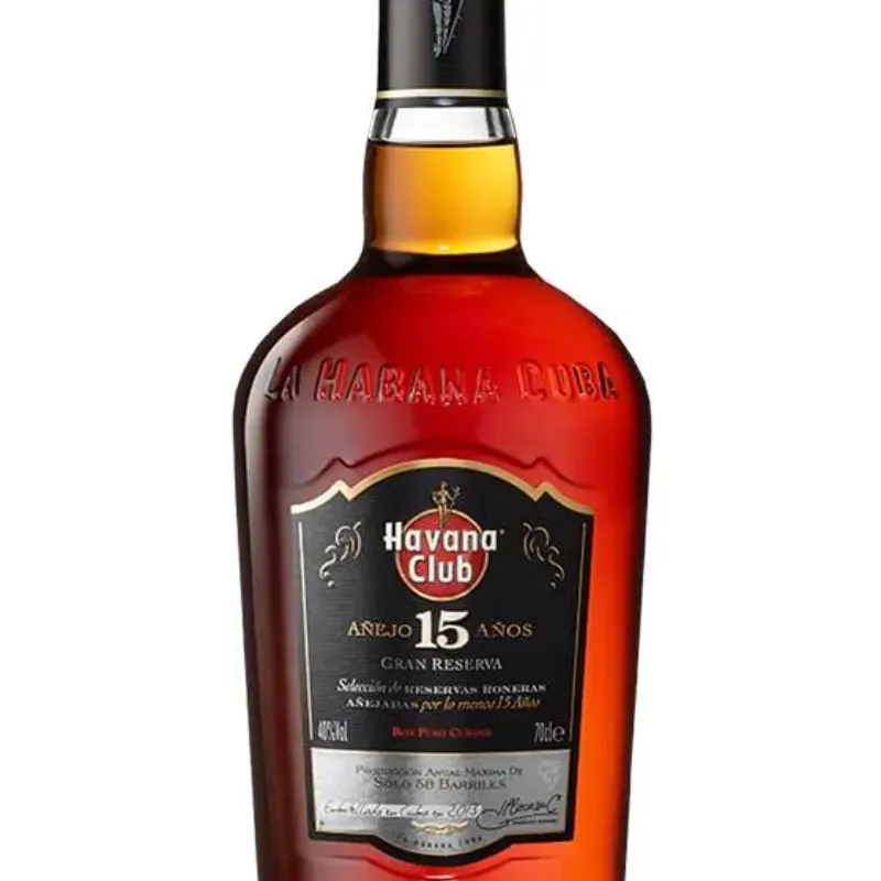 Ron Añejo Havana Club 15 años 110.00USD