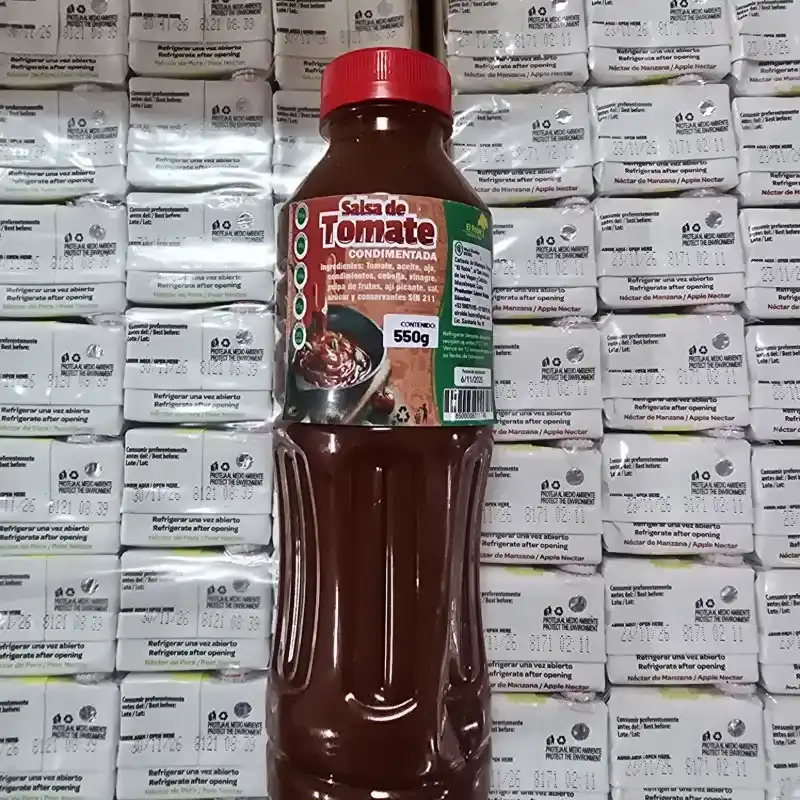 Salsa de tomate Condimentada El Roble 550g