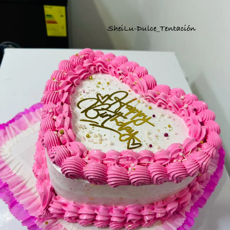 Cake en forma de corazón