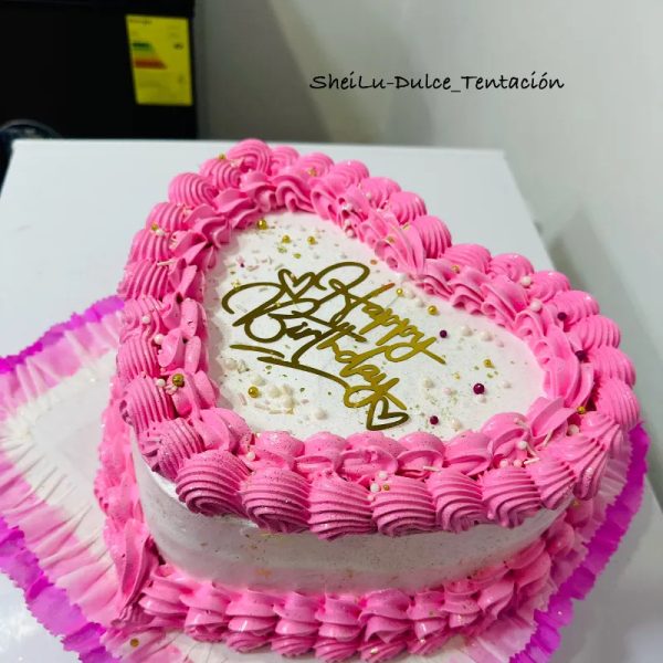 Cake en forma de corazón